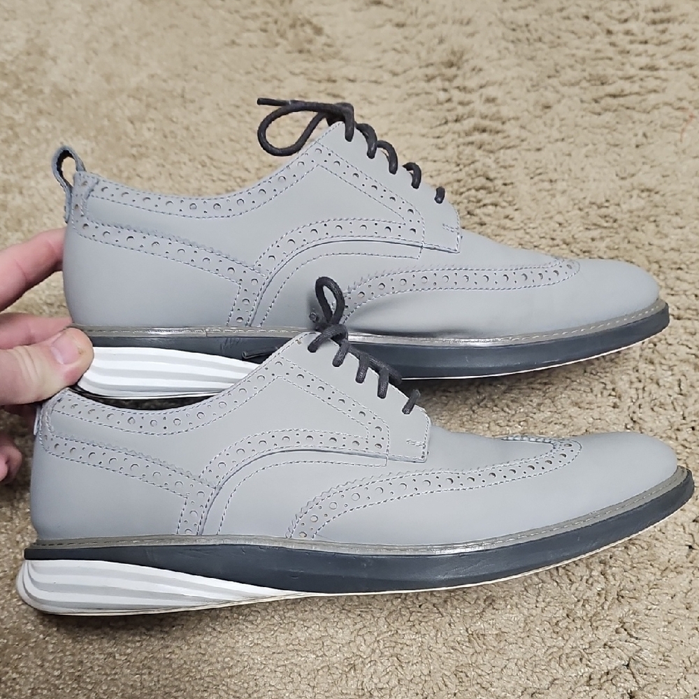 Men's Gray Oxford Shoes